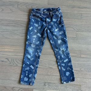 Cute Kid’s Decorated Jeggings